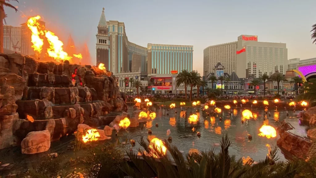 The Mirage Volcano