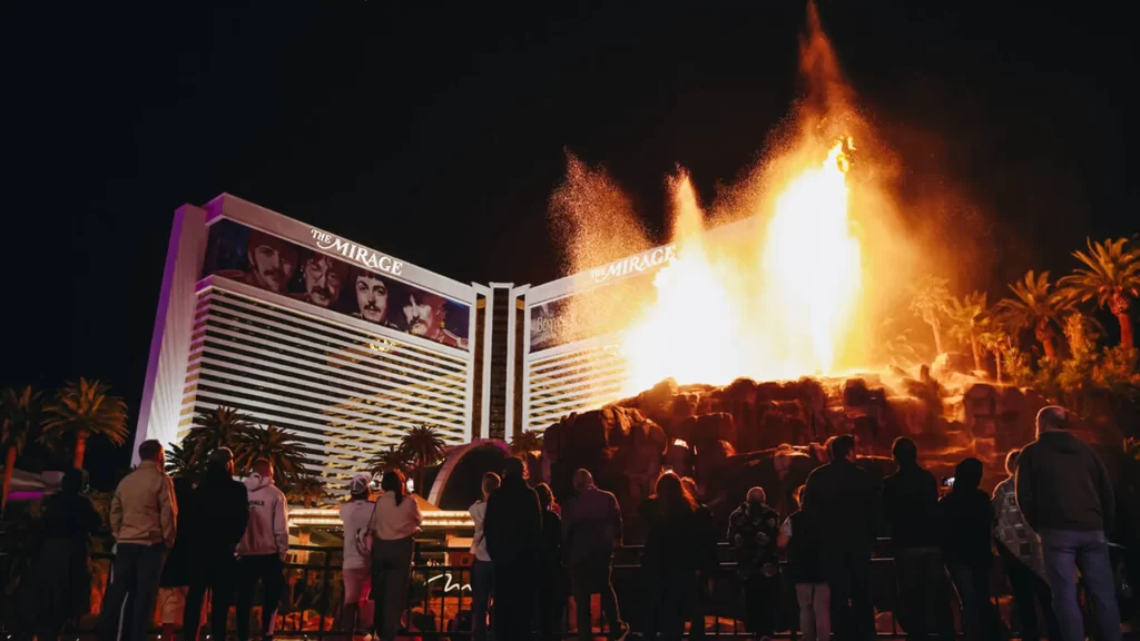 The Mirage Volcano