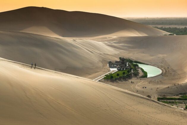 Crescent Lake and Singing Sand Dunes