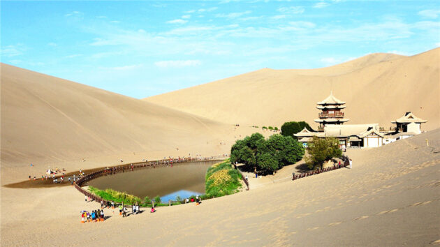 Crescent Lake and Singing Sand Dunes