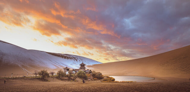 Crescent Lake and Singing Sand Dunes