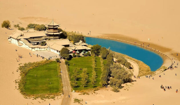 Crescent Lake and Singing Sand Dunes