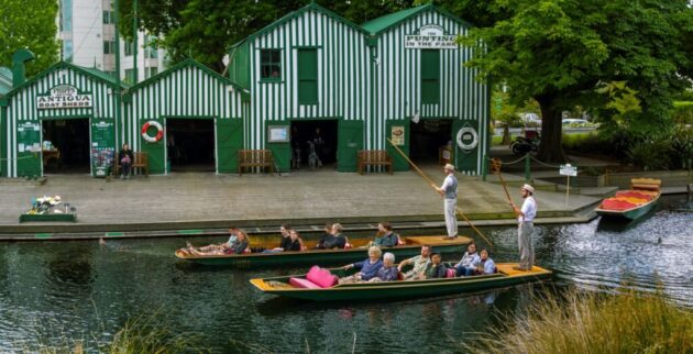 Punting on the Avon River
