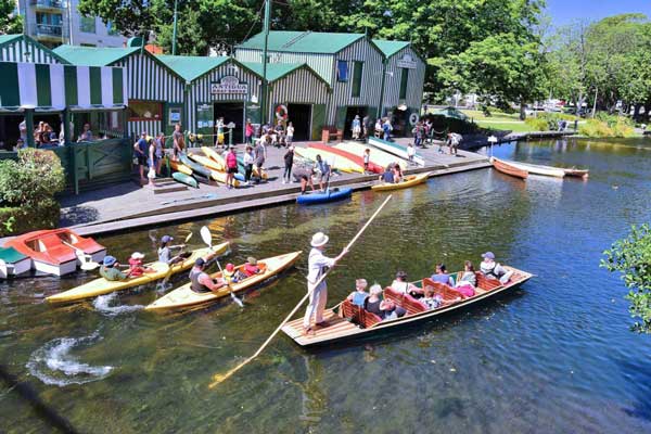 Punting on the Avon River