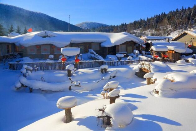 China Snow Valley Scenic Spot