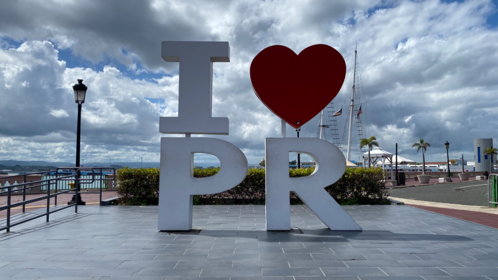 I Love PR Sign