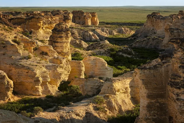 Monument Rocks and Little Jerusalem Badlands State Park