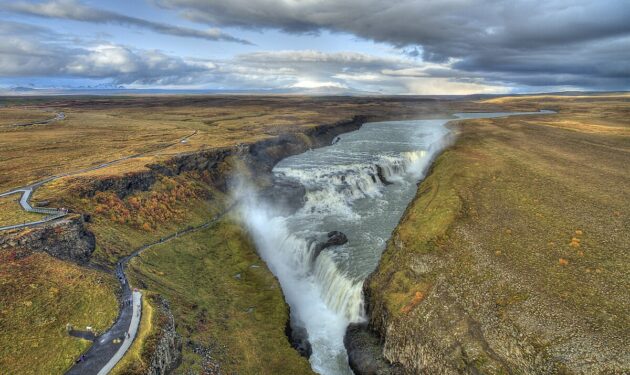 Gullfoss Waterfall