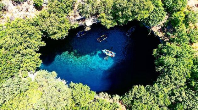 Melissani Cave Lake